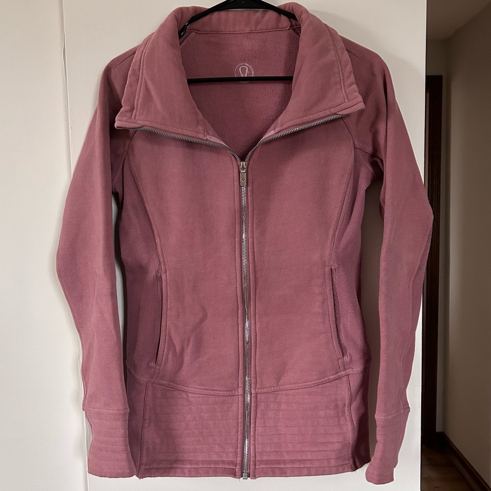 Lululemon Radiant Jacket Pink Athletic Full Zip